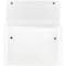 JAM Paper 9" x 13" Clear Plastic Accordion Folder